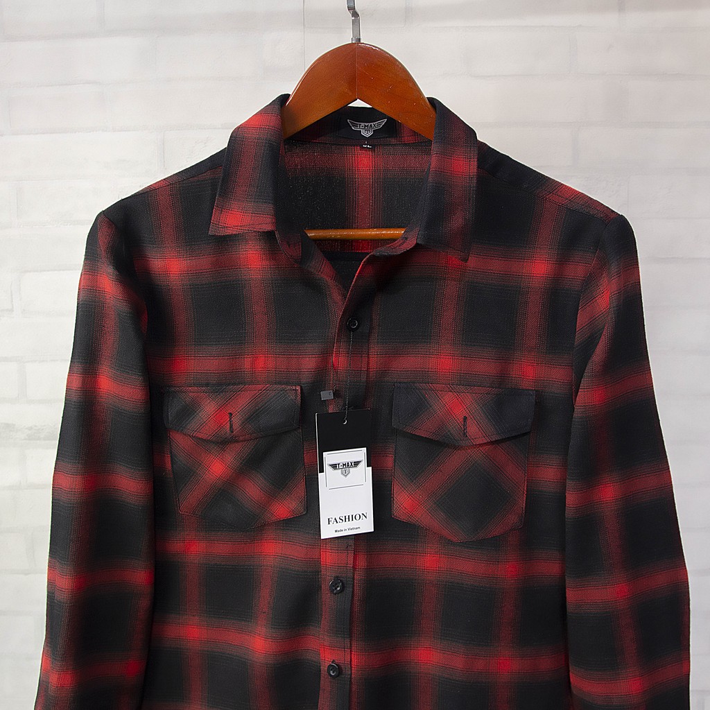 Áo sơ mi nam , sơ mi dạ caro cao cấp full hộp SM53 | BigBuy360 - bigbuy360.vn