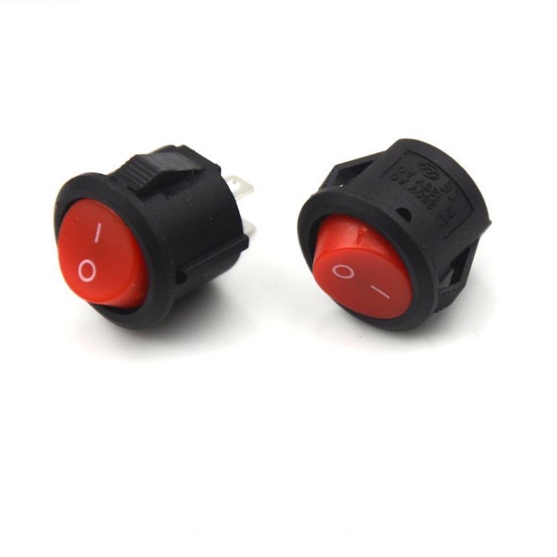 Công Tắc Tròn 2 Chân On-Off 16mm 3a / 250v