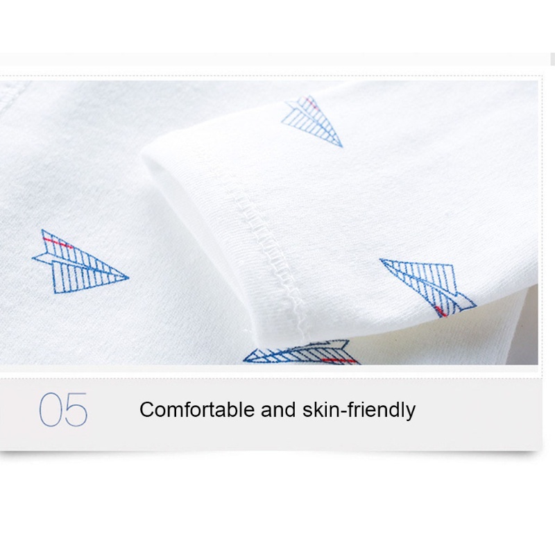 Bộ Đồ Ngủ Cotton Xinh Xắn Dành Cho Bé 0-6 Tháng Tuổi