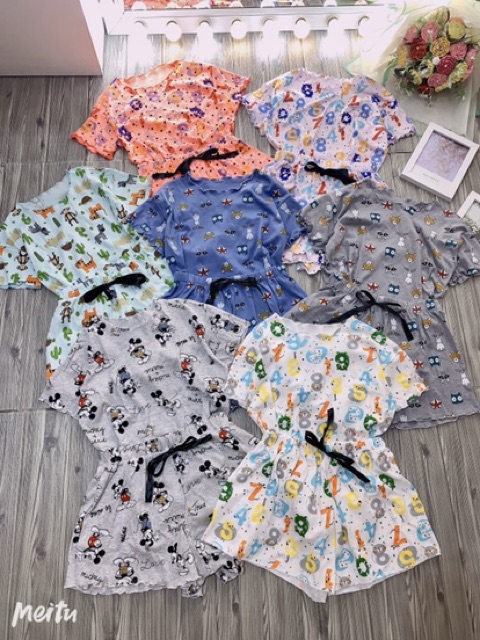 Set bộ quần ống rộng giả váy hình thú chất porip siêu xịn- freesize dưới 55kg- Carotshop | BigBuy360 - bigbuy360.vn