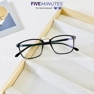Gọng kính cận nam nữ, nhựa dẻo cầu kim loại 210 Siêu hot - Kính Mắt Five Minutes