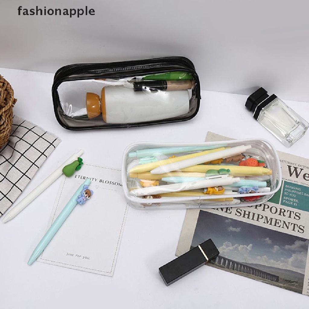 [Hàng mới về] Túi đựng bút mỹ phẩm trang điểm bằng nhựa PVC dành cho phái đẹp