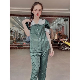 đồ bộ xanh rêu