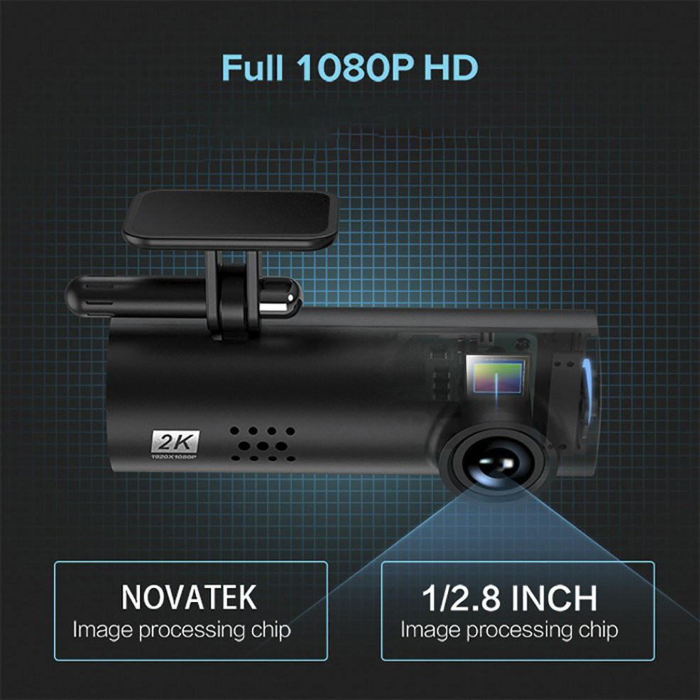 1 Camera Hành Trình Dvr 1s Bằng Nhựa Điều Khiển Bằng Giọng Nói 1080p | BigBuy360 - bigbuy360.vn