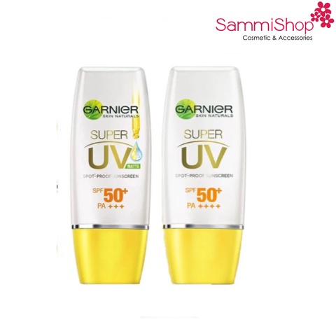 Garnier Kem chống nắng Light Complete Super UV Spot - Proof Suncreen SPF50+ PA ++++ 30ml