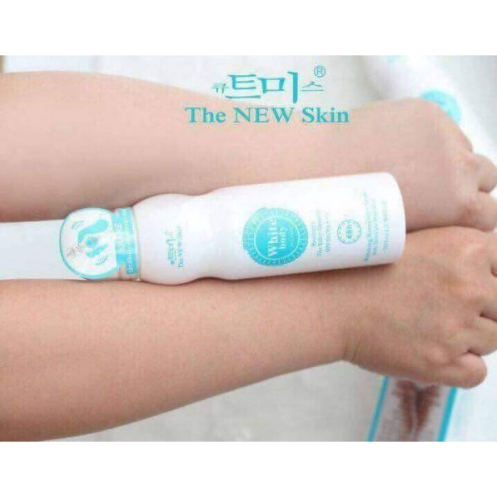 KEM CHỐNG NẮNG DẠNG XỊT – KEM DƯỠNG DA WHITE BODY THE NEW SKIN 2IN1