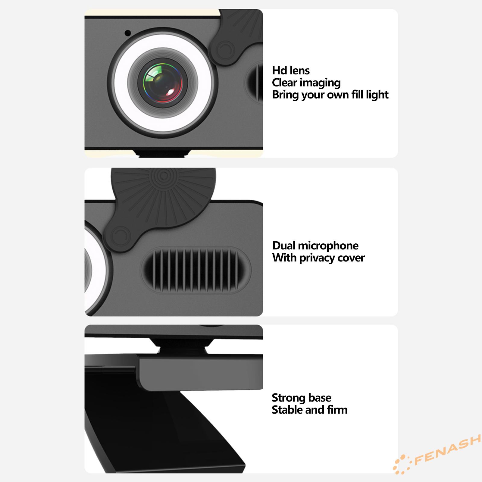 Webcam 1080p Hd Kèm Mic Cho Máy Tính | BigBuy360 - bigbuy360.vn