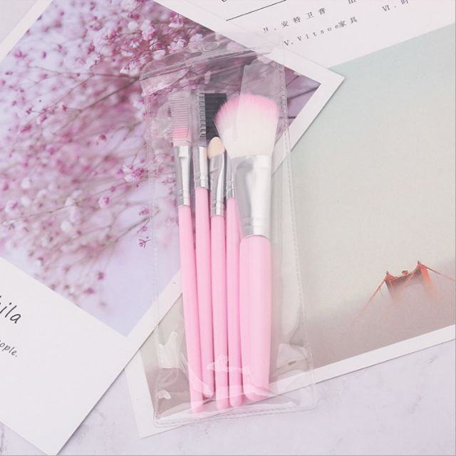 BỘ CỌ mini 5 cây TIỆN DỤNG MÀU HỒNG