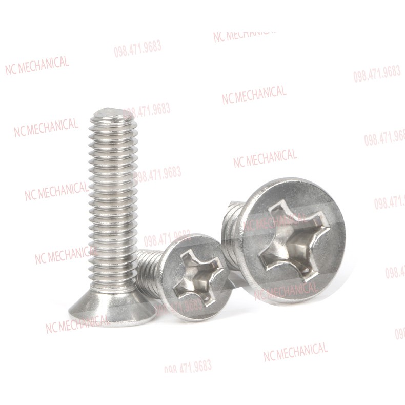 GIAO NHANH - SET 5-10 con ỐC PAKE ĐẦU BẰNG M3 INOX 304