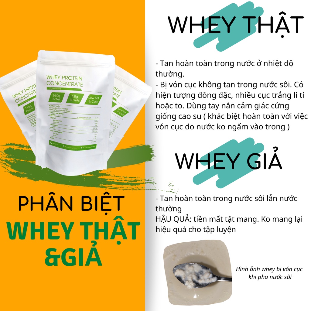 Whey Protein Concentrate 80% Protein - Sữa tăng cơ giảm mỡ whey protein isolate