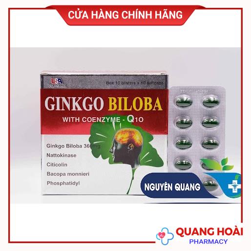 GINKGO BILOBA 360mg with coenzym Q10 ( hộp 100 viên )