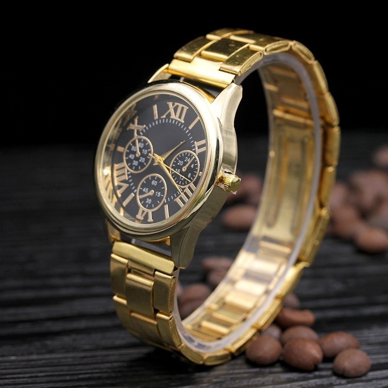 Đồng hồ đeo tay điện tử 3 lớp kiểu số La Mã
