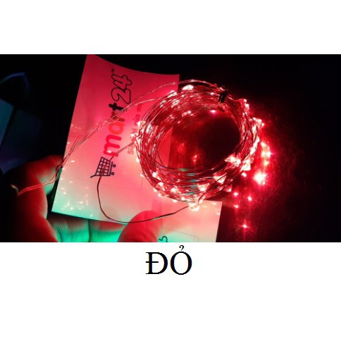 Dây đèn LED lights dài 10M có chui cắm, khách vào chọn mầu nhé