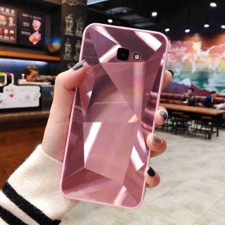 Ốp điện thoại tráng gương họa tiết vân kim cương 3D sang trọng cho SAMSUNG Galaxy J2 J5 J7 Prime J4 J6 Plus J8 2018