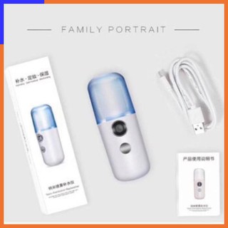 Máy xông mặt phun sương nano cầm tay mini 1 . .