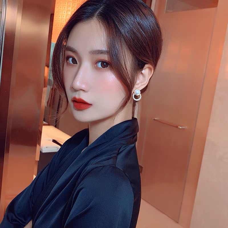 Bông Tai Tròn Phong Cách Retro Hàn Quốc Sang Chảnh Mainia Shop