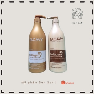 CẶP DẦU GỘI DẦU XẢ TACAVY 1000ML SIÊU MƯỢT HƯƠNG NƯỚC HOA