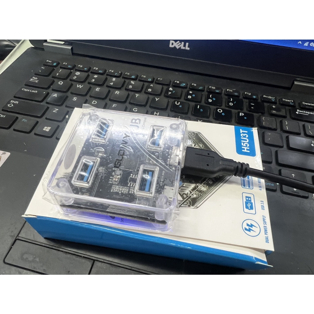 Hub - Bộ chia 4 cổng USB 3.0  - Glowy H5U3T - CHÍNH HÃNG bảo hành 12 tháng!