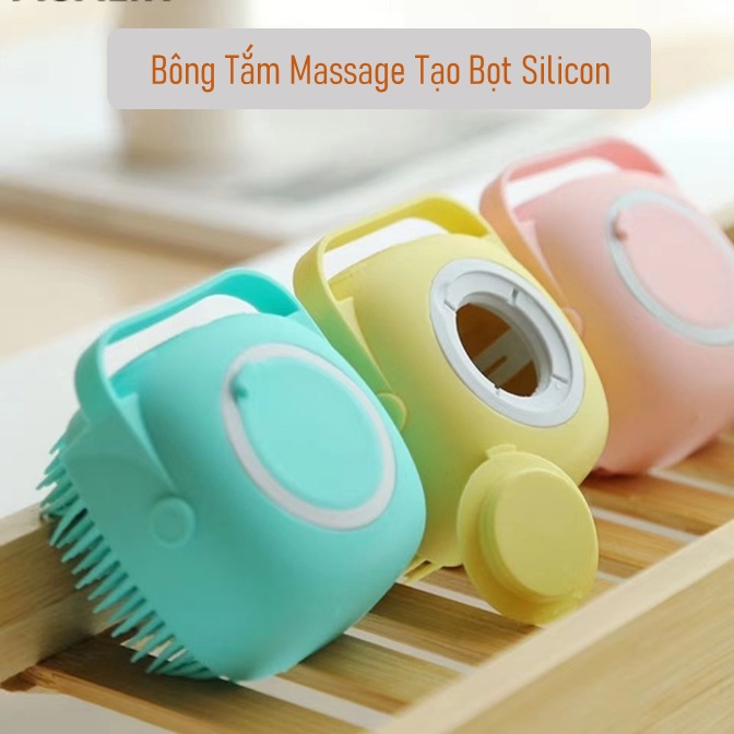 Cọ tắm massage tạo bọt tẩy tế bào chết dịu nhẹ thư giãn