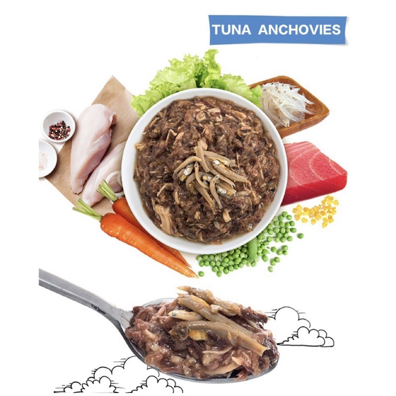 Pate WANPY dinh dưỡng cho mèo gói 80 gram đủ vị - Wanpy chính hãng