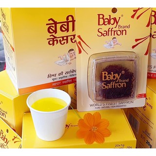 |Date 10/2021| Nhuỵ hoa nghệ tây Ấn Độ Baby Brand Saffron - Hộp 1gr