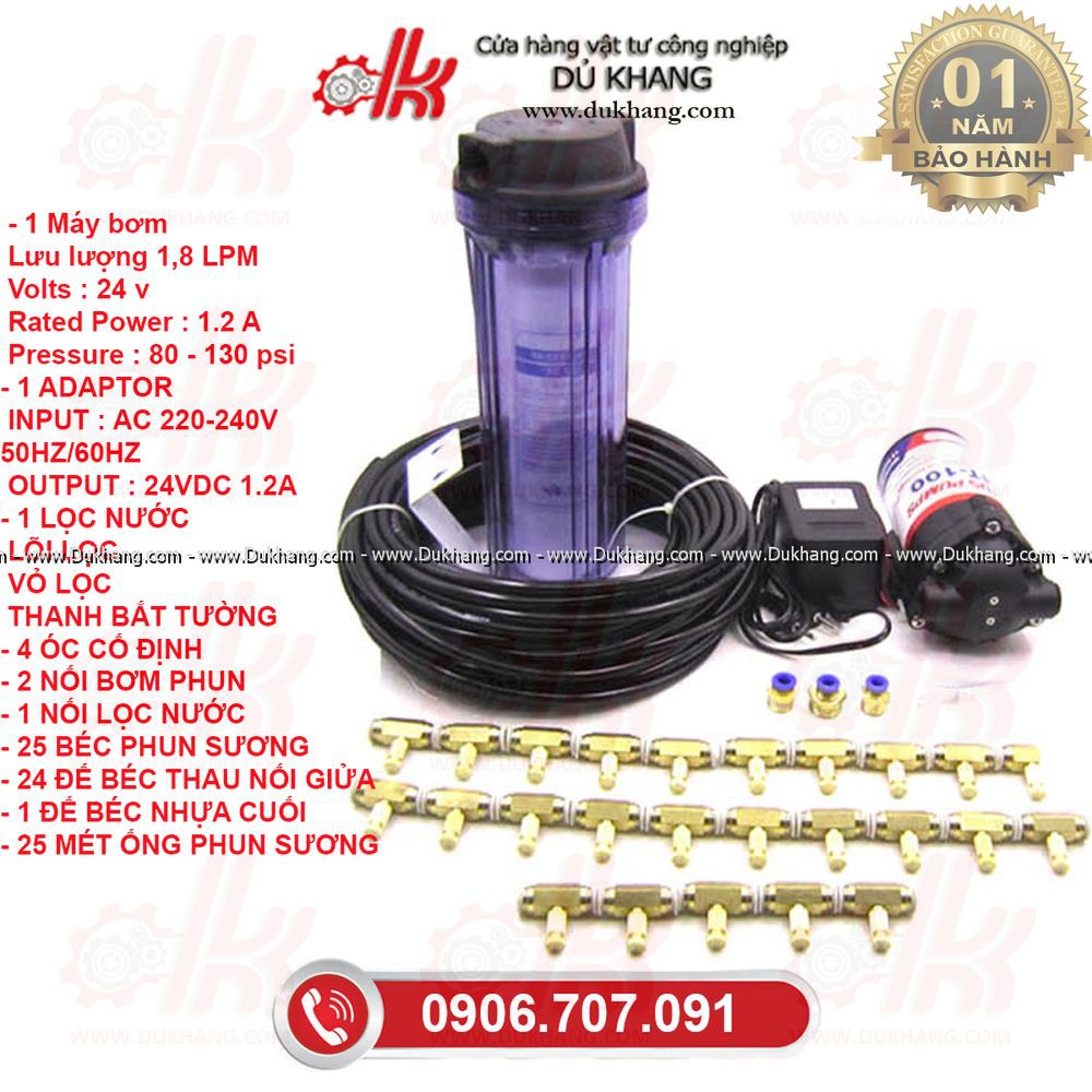 BƠM PHUN SƯƠNG 25 BÉC