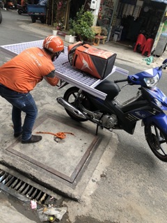 Khung lưới sơn tĩnh điện 0.8*1.5m,