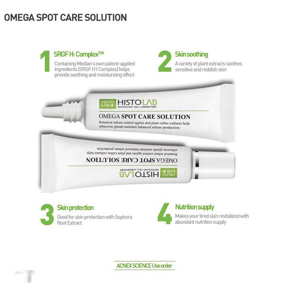 Kem Chấm Mụn Histolab Omega Spot Care Solution (12ml)