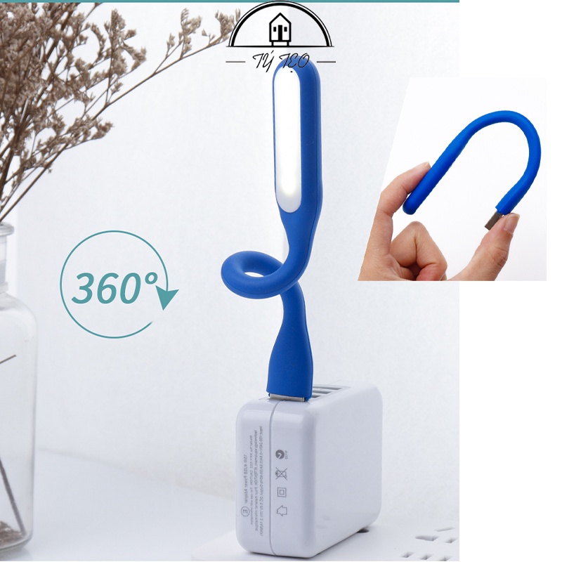 Đèn LED USB Mini 5W 12V Siêu Sáng Vỏ Nhựa Dẻo, Trang Trí Phòng Ngủ - Màu Ngẫu Nhiên