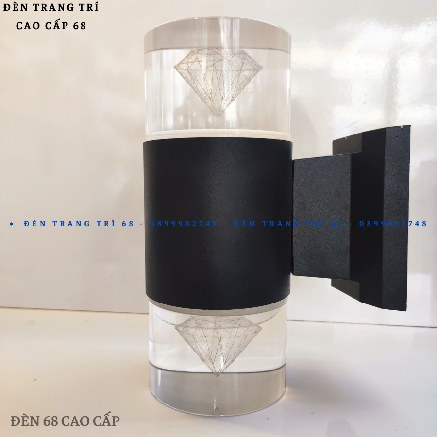 Đèn tường,đèn chày gắn tường 3D chống nước hiện đại trang trí cầu thang,hành lang
