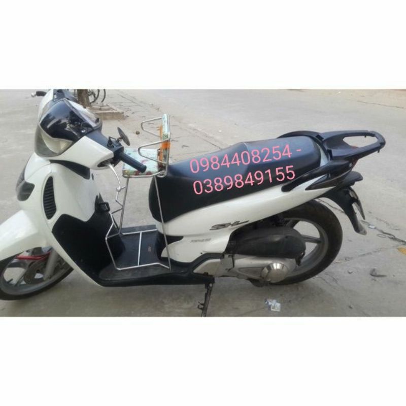 Ghế ngồi xe máy cho bé xe SH - SHI - PS có tựa vòng đai