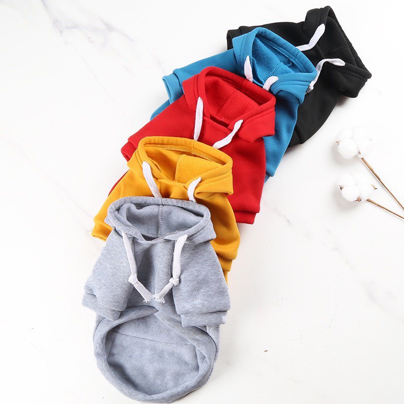 Áo nỉ hoddie có mũ cho chó lớn (Size lớn lên tới 40kg), quần áo cho chó