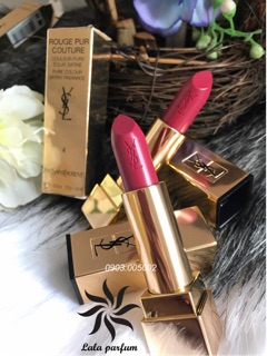 Son YSL Rouge Pur Couture - 04 Rouge Vermillon ( đỏ mận ). Thanh lý 550k/ cây .Hàng chính hãng của Pháp 💯💯