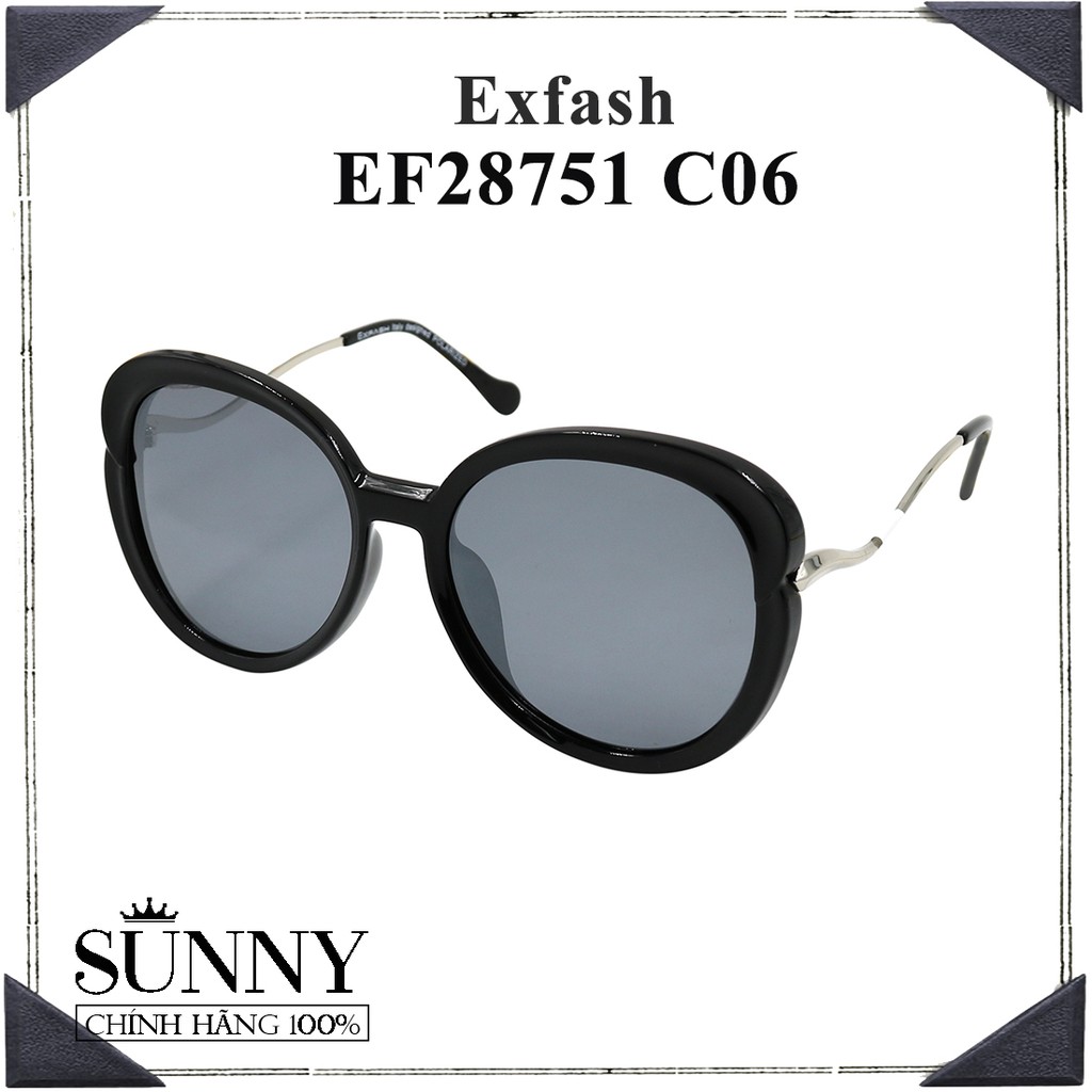 EF28751 - kính mắt Exfash chính hãng Korea, kèm tem thẻ chống hàng giả do bộ công an cấp