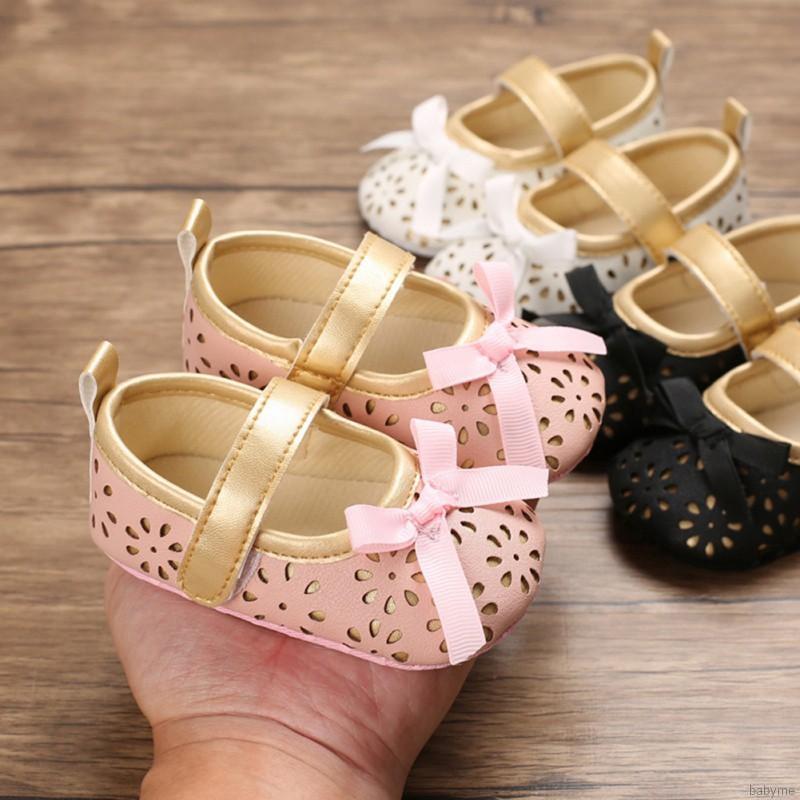 Giày Búp Bê Đính Nơ Xinh Xắn Cho Bé Gái