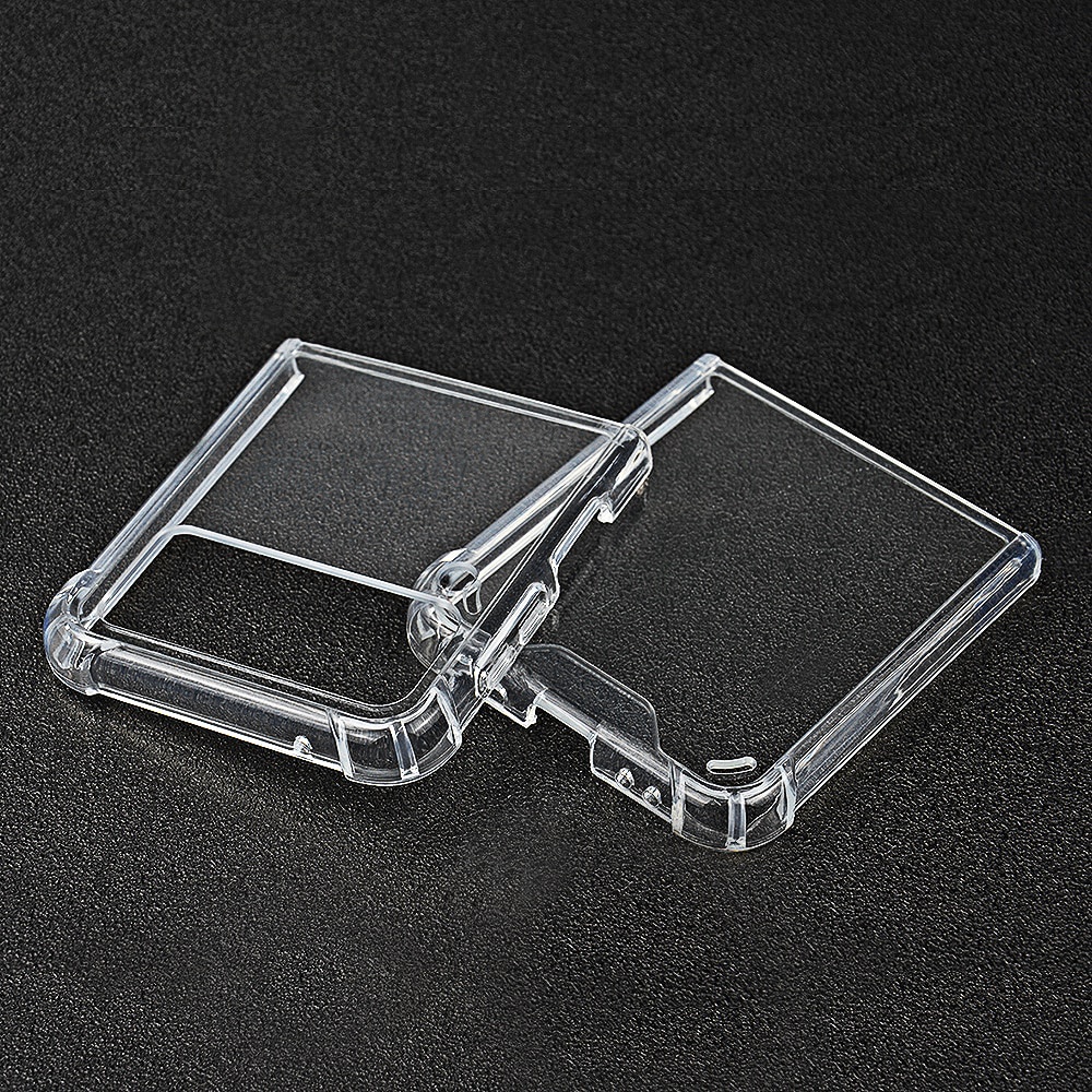 Ốp điện thoại silicon mềm trong suốt chống sốc dành cho Samsung Galaxy Z Flip3