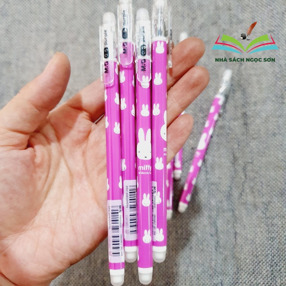 Bút Mực Tím Xóa Được M&G FKP 65830 ngòi 0.5mm Miffy - Bút Mực Tẩy Được Cao Cấp DCHT