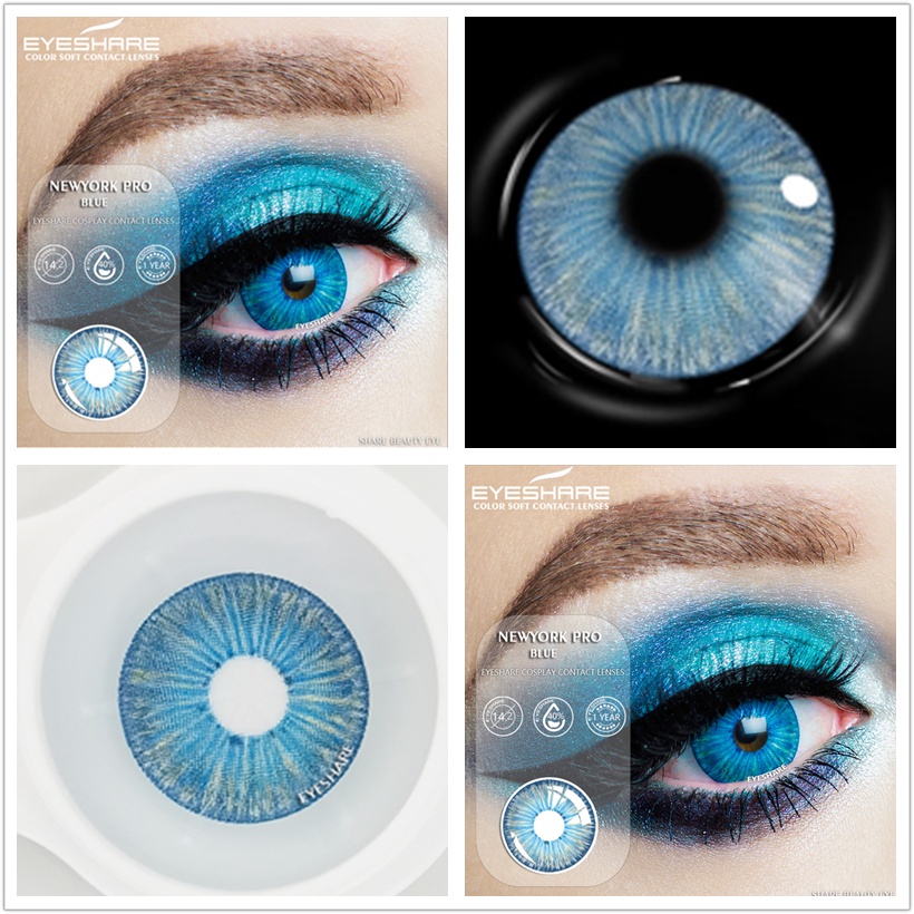 Hộp đựng kính áp tròng EYESHARE màu sắc thời trang cao cấp