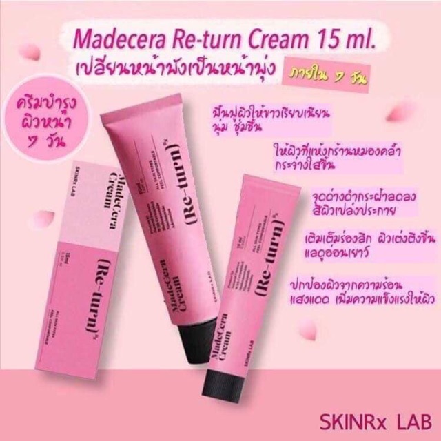 Kem hồi sinh da nám rổ mụn Madecera Return