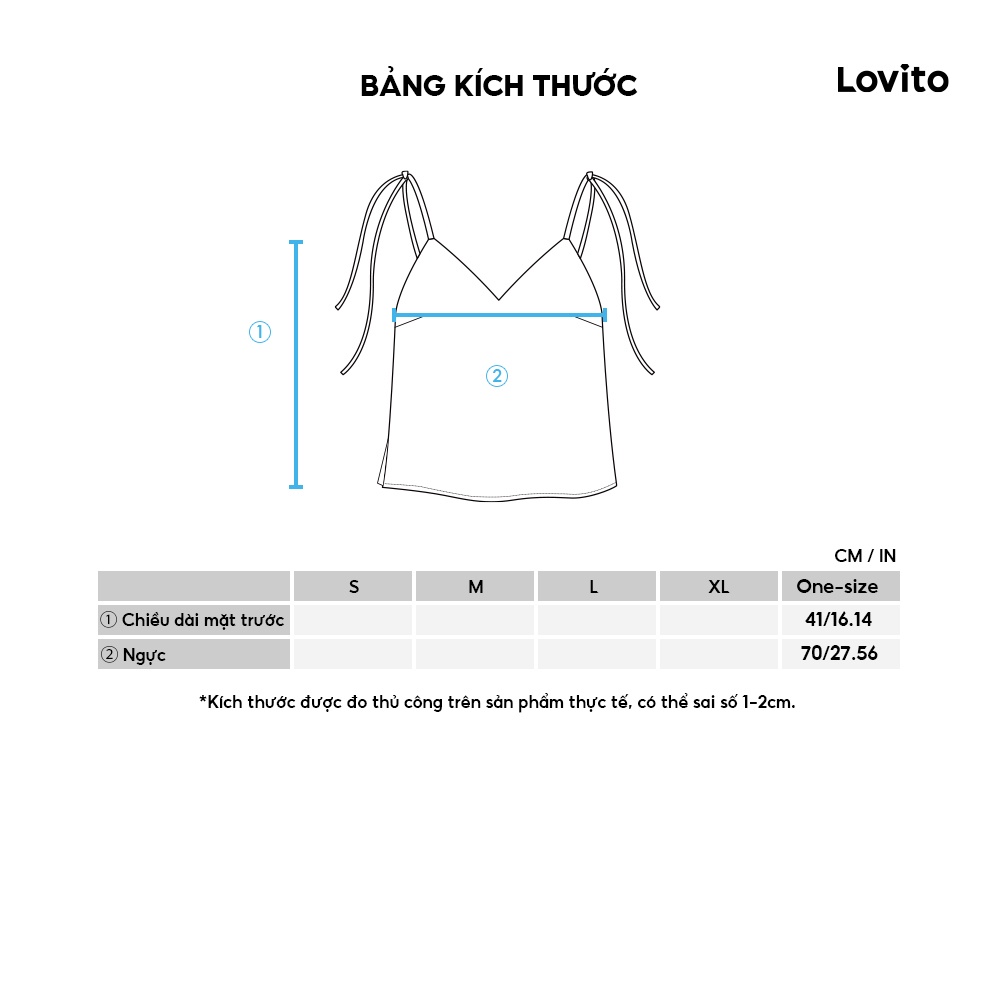 Áo tank top Lovito màu xanh dương/kaki L09185 | BigBuy360 - bigbuy360.vn