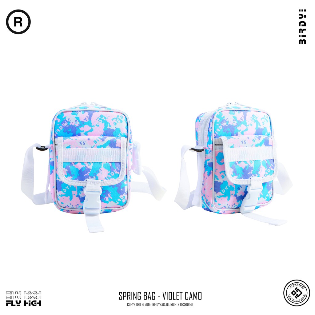 [Mã FAMALLT5 giảm 15% đơn 150K] Túi chéo Birdybag spring camo mix