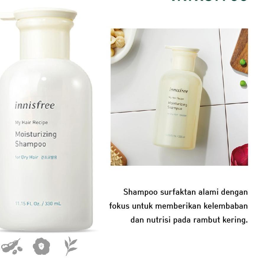 (hàng Mới Về) Dầu Gội Innisfree Dưỡng Ẩm Tóc 330ml 4.4 (hàng Mới Về)