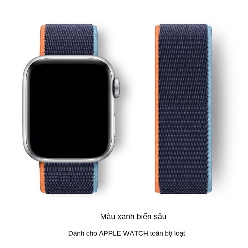 Dây đeo tay làm từ nylon kiểu bện cho iwatch 8 / 7 / 6 / 5 / 4 / 3 /SE Ultra S8 49mm 44mm / 40mm / 42mm / 38mm /41mm / 45mm
