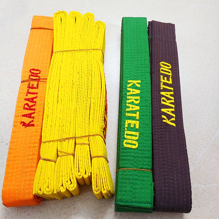 Đai võ phục Karatedo giá rẻ ⚡ Trang phục võ thuật phong trào cho người lớn và trẻ em