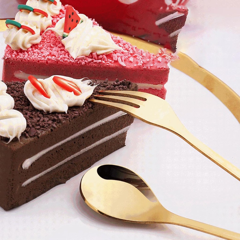 Muỗng Nĩa Bằng Thép Không Gỉ Hình Hổ Hoạt Hình Dễ Thương