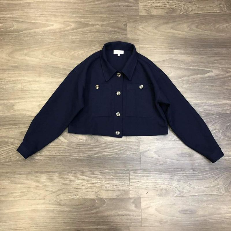 Áo khoác bố Hobbs croptop