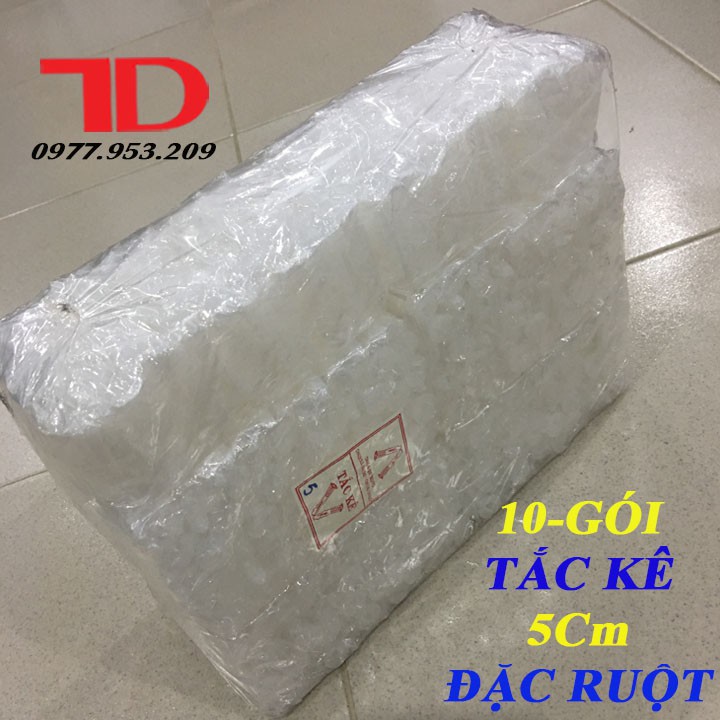 Combo 10 gói Tắc kê nhựa đặc ruột 5 phân dùng cho mũi 10, 8