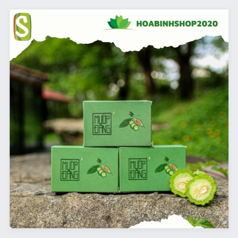 SOAP Xà Phòng Sinh Dược, Xà Bông Mướp Đắng Trắng Da, Giảm Mụn Lưng 100g