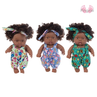 Búp Bê Em Bé Châu Phi Đáng Yêu 20cm