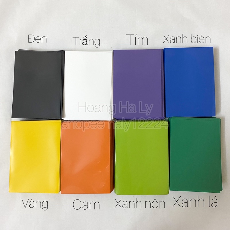 SLEEVE MÀU SẮC BỌC BÀI/CARD MEET 20CÁI